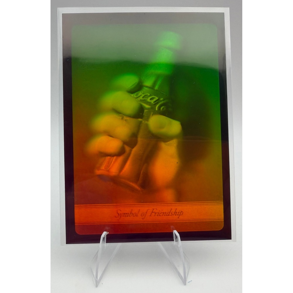 Vintage Coca-Cola Symbol of Friendship Hologram Trading Card SC632
